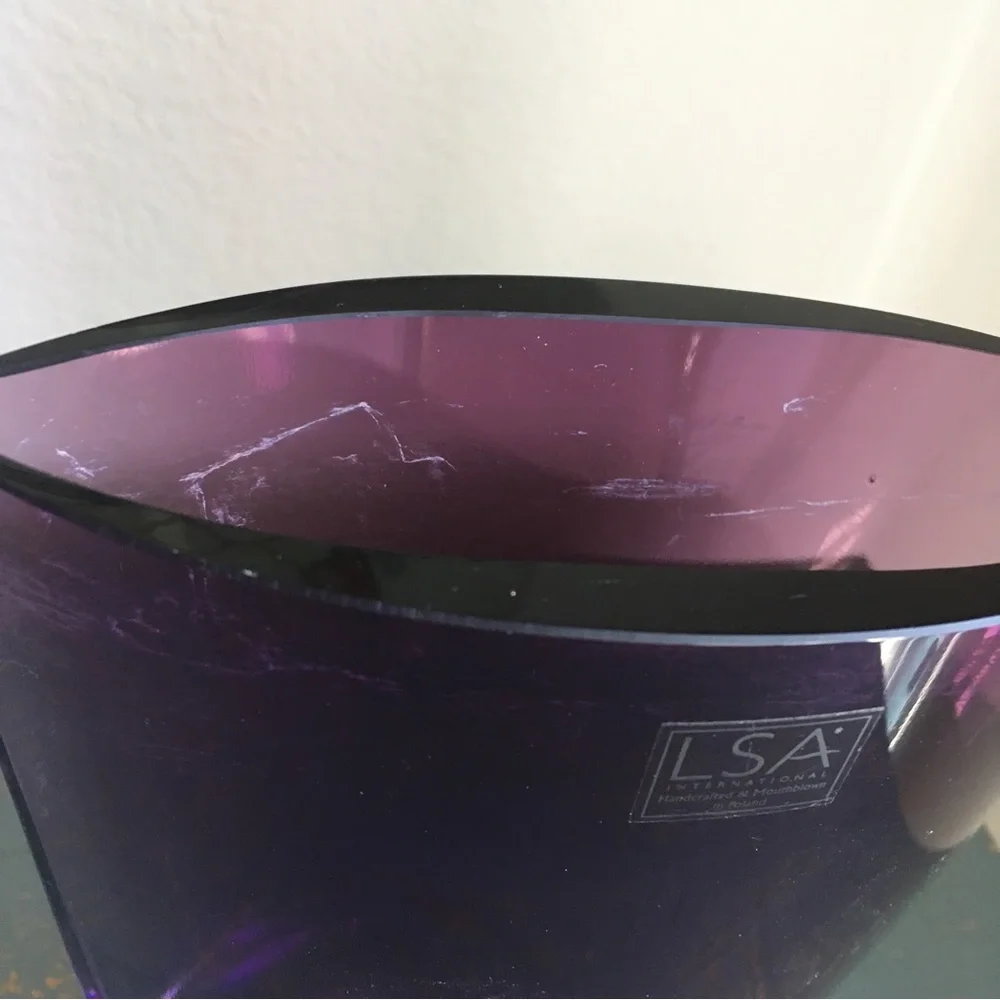 LSA INTERNATIONAL Purple Flower Vase